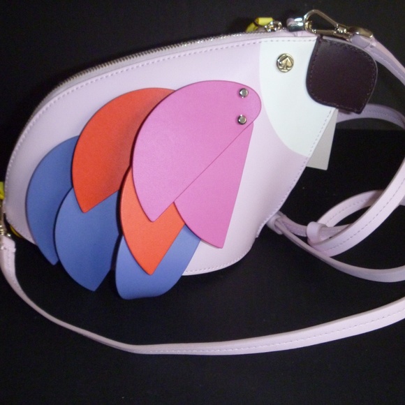 Kate Spade Handbags - RESERVE Kate Spade Parrot Crossbody + L-Zip Wallet
